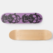 GASMASK LILA SKATEBOARD (Horizontal)
