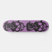 GASMASK LILA SKATEBOARD (Horizontal)