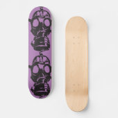 GASMASK LILA SKATEBOARD (Vorderseite)