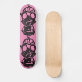 GASMASK PINK SKATEBOARD (Vorderseite)