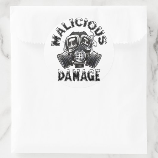 GASMASK STICKER (Tasche)