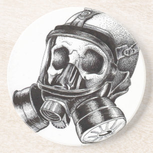 GasMask Untersetzer