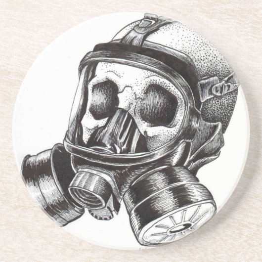 GasMask Untersetzer (Vorne)