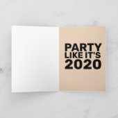 GASMASK VATER'S DAY 2020 GREETING CARDS KARTE (Innenseite)