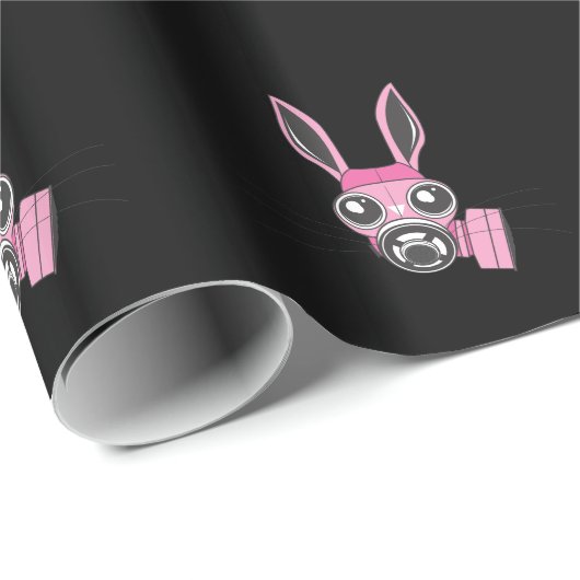 GASMASK VERPACKUNG GESCHENKPAPIER (Rolleneckpunkt)