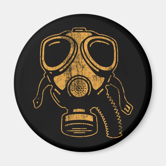 Gasmaske2 Magnet (Vorne)