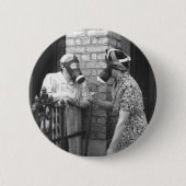 Gasmaske Button (Vorderseite)