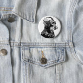 Gasmaske Button (Beispiel)