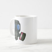 Gasmaske Kaffeetasse (Vorderseite Links)