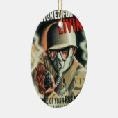 Gasmaske Keramikornament (Rechts)