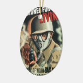 Gasmaske Keramikornament (Links)