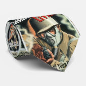 Gasmaske Krawatte (Gerollt)