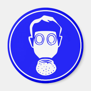 Gasmaske Magnet