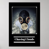Gasmaske Man Vape Premium Poster (Vorne)