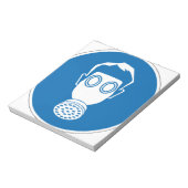 Gasmaske Notizblock (Rotiert)