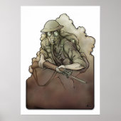 Gasmaske Poster (Vorne)