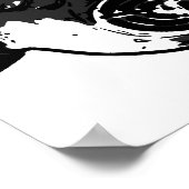 Gasmaske-Poster Poster (Ecke)