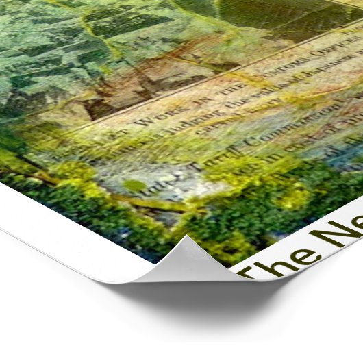 Gasmaske-Poster Poster (Ecke)