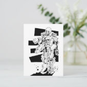 Gasmaske Postkarte (Stehend Vorderseite)