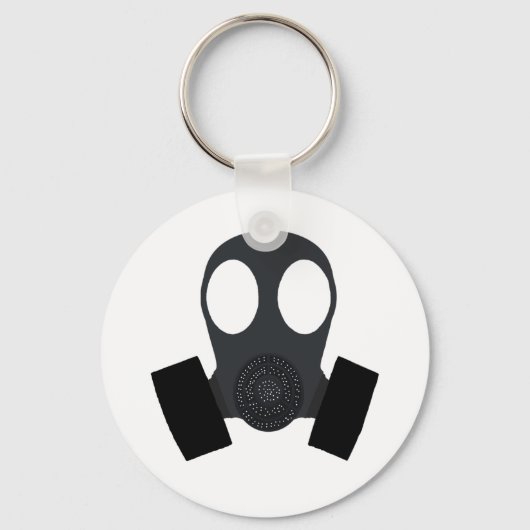 Gasmaske Schlüsselanhänger (Vorderseite)