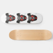 Gasmaske Skateboard (Horizontal)