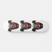 Gasmaske Skateboard (Horizontal)