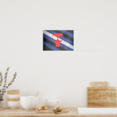 GASMASKE-STOLZ-FLAGGE POSTER (Küche)