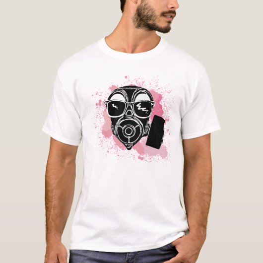 Gasmaske T-Shirt (Vorderseite)