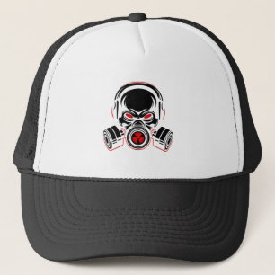 Gasmaske Truckerkappe