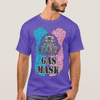 Gasmaske und Rauch T-Shirt