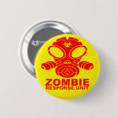 Gasmaske Zombie Response Team 2 # Button (Vorne & Hinten)