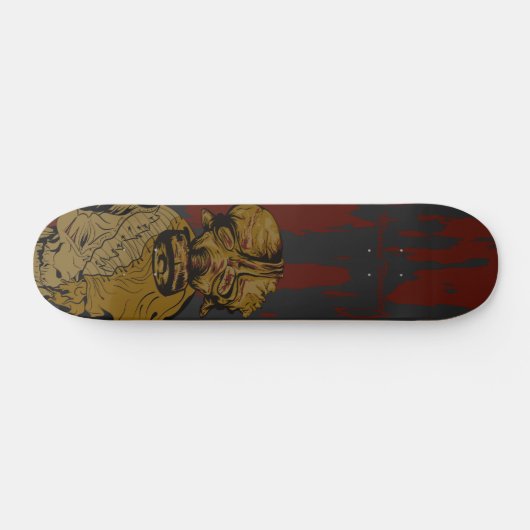 Gasmaske-Zombie-Skatebretter Skateboard (Horizontal)