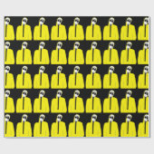 GASMASKFUNNY CHRISTMAS WRAPPING PAPIER GESCHENKPAPIER (Flach)