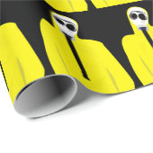 GASMASKFUNNY CHRISTMAS WRAPPING PAPIER GESCHENKPAPIER (Rolleneckpunkt)