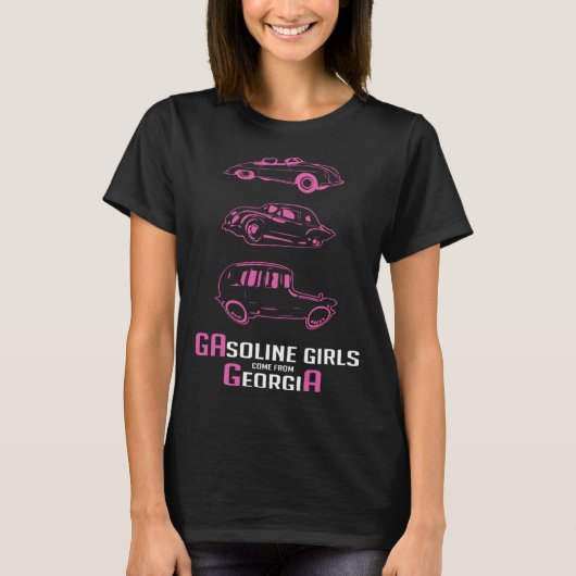 Gasoline Georgia Girl Gasoline Girl T-Shirt (Vorderseite)
