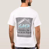 GASP_logo, Teamleiter T-Shirt (Rückseite)