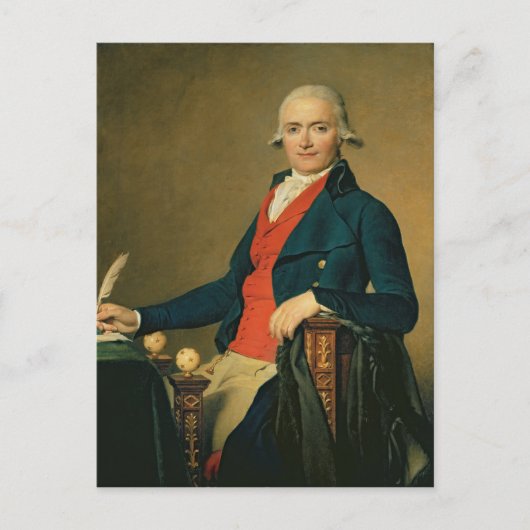 Gaspard Meyer oder Der Mann im roten Waistcoat Postkarte (Vorderseite)