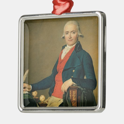 Gaspard Meyer oder der Mann in der roten Weste Silbernes Ornament (Links)
