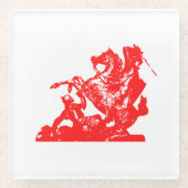 Gaspard's Children Flag - Glass Untersetzer (Vorderseite)