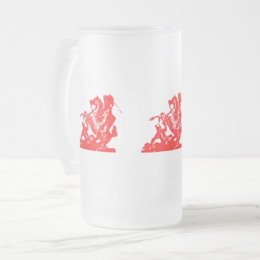 Gaspard's Children Flag - Mattierte Tasse aus Glas (Vorderseite Links)