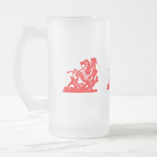 Gaspard's Children Flag - Mattierte Tasse aus Glas (Links)