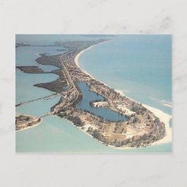 Gasparilla Insel Boca Grande Vintage Aussicht Postkarte