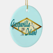 Gasparilla Insel-Florida-Strandentwurf Keramikornament (Rechts)