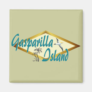 Gasparilla Insel-Florida-Strandentwurf Magnet