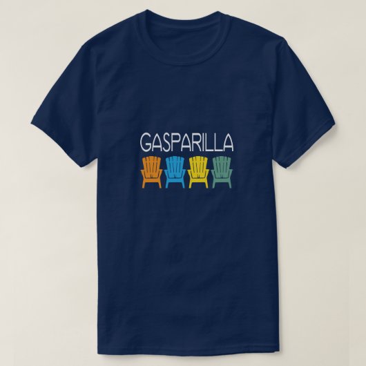 Gasparilla Insel-Florida-Strandstühle T-Shirt (Design vorne)
