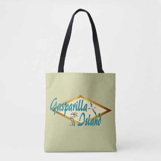 Gasparilla Island Florida Seagull Design Tasche (Vorderseite)