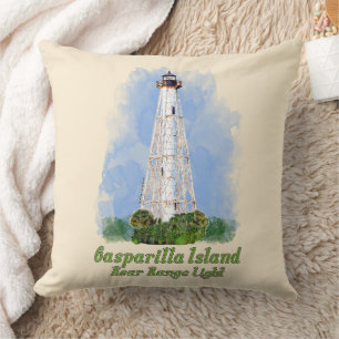 Gasparilla Island Rear Range Light - Florida Kissen