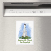 Gasparilla Island Rear Range Light - Florida Magnet (In Situ (Geschirrspüler))