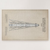 Gasparilla Island Rear Range Light - Florida - SBD Puzzle (Horizontal)