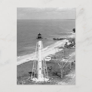 Gasparilla Island Rear Range Lighthouse Postkarte